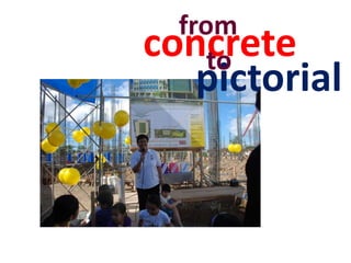 from
concrete
to

pictorial

 