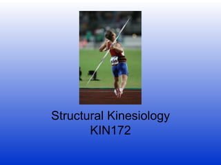 Structural Kinesiology KIN172 