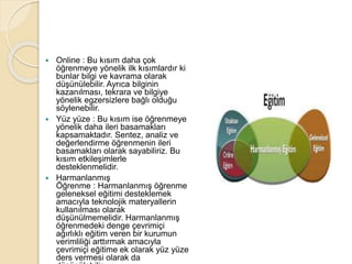 HARMANLANMIŞ ÖĞRENME
