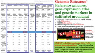 Research Program Genetic Gains (RPGG) Review Meeting 2021: Groundnut genomic tools and integration in breeding By Manish K. Pandey