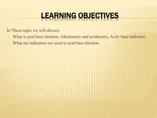 3. acid base titrations