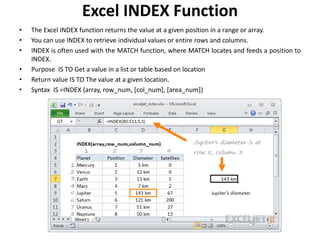 3. lookup functions in excel | PDF