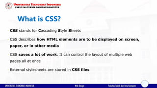 CSS Syntax and Selectors
 
