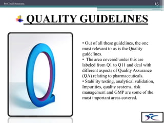 ICH Guidelines | PPTX