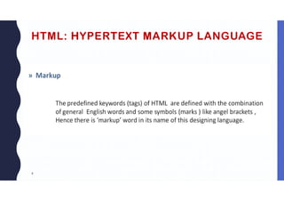 3. Web Technology Advanced HTML | PDF