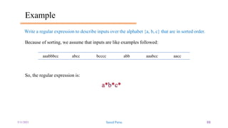 3. Lexical analysis | PPTX