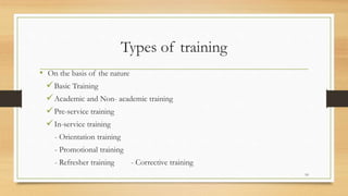 Non Standard Trainuing Training | PPTX