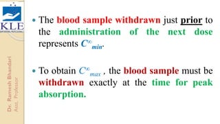 Determination of dose and dosing interval | PDF