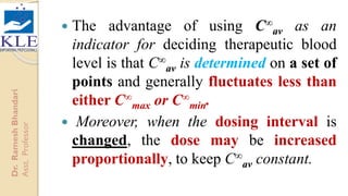Determination of dose and dosing interval | PDF