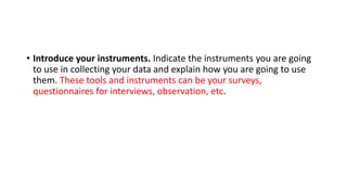 parts of a research paper | PPTX