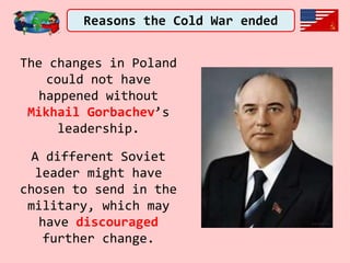 Reasons the Cold War ended - failure of communism in Eastern Europe | PPTX