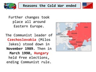 Reasons the Cold War ended - failure of communism in Eastern Europe | PPTX