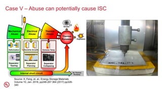 3. ul forensic analysis for battery failure to identify safety risk and