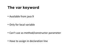 Data types in Java | PPT