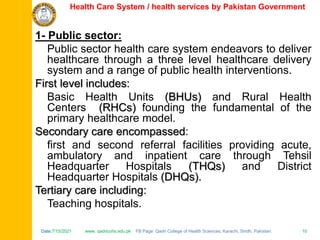 pakistan health care system | PPTX