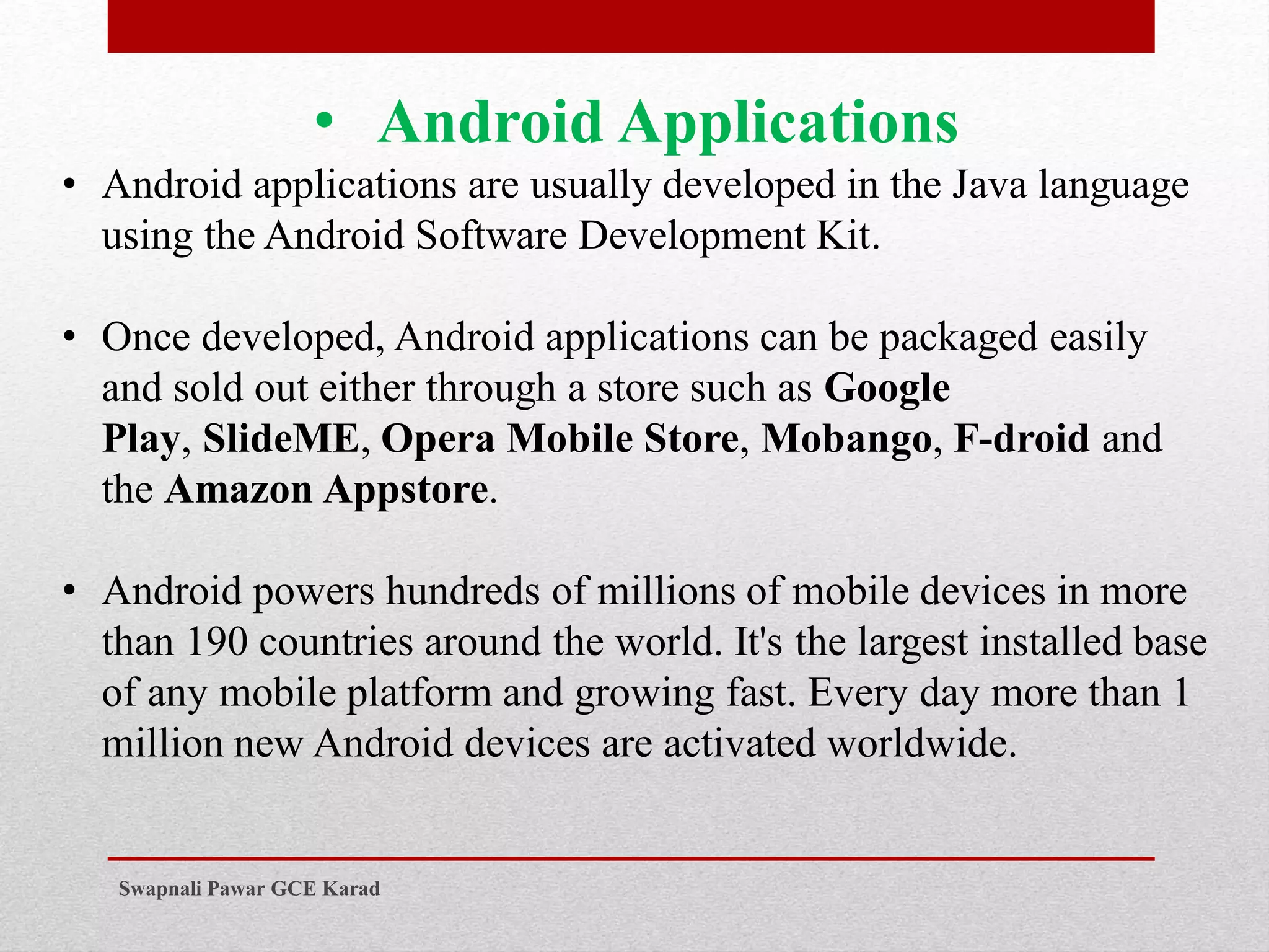 Android Introduction | PPT