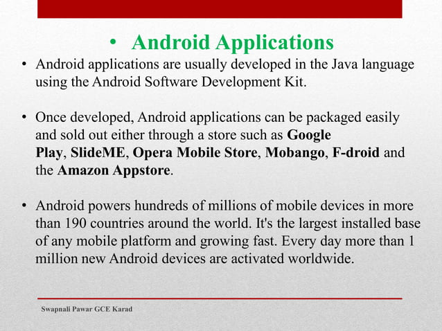 Android Introduction | PPT
