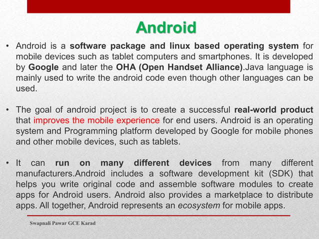 Android Introduction | PPT