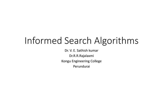 3.informed search | PPT