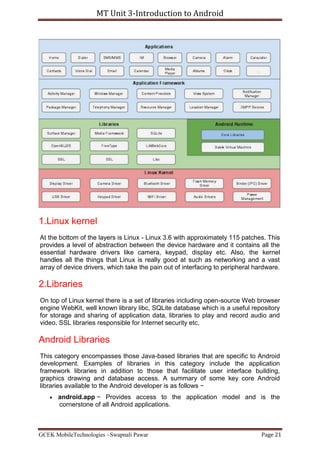 Introduction to android | PDF