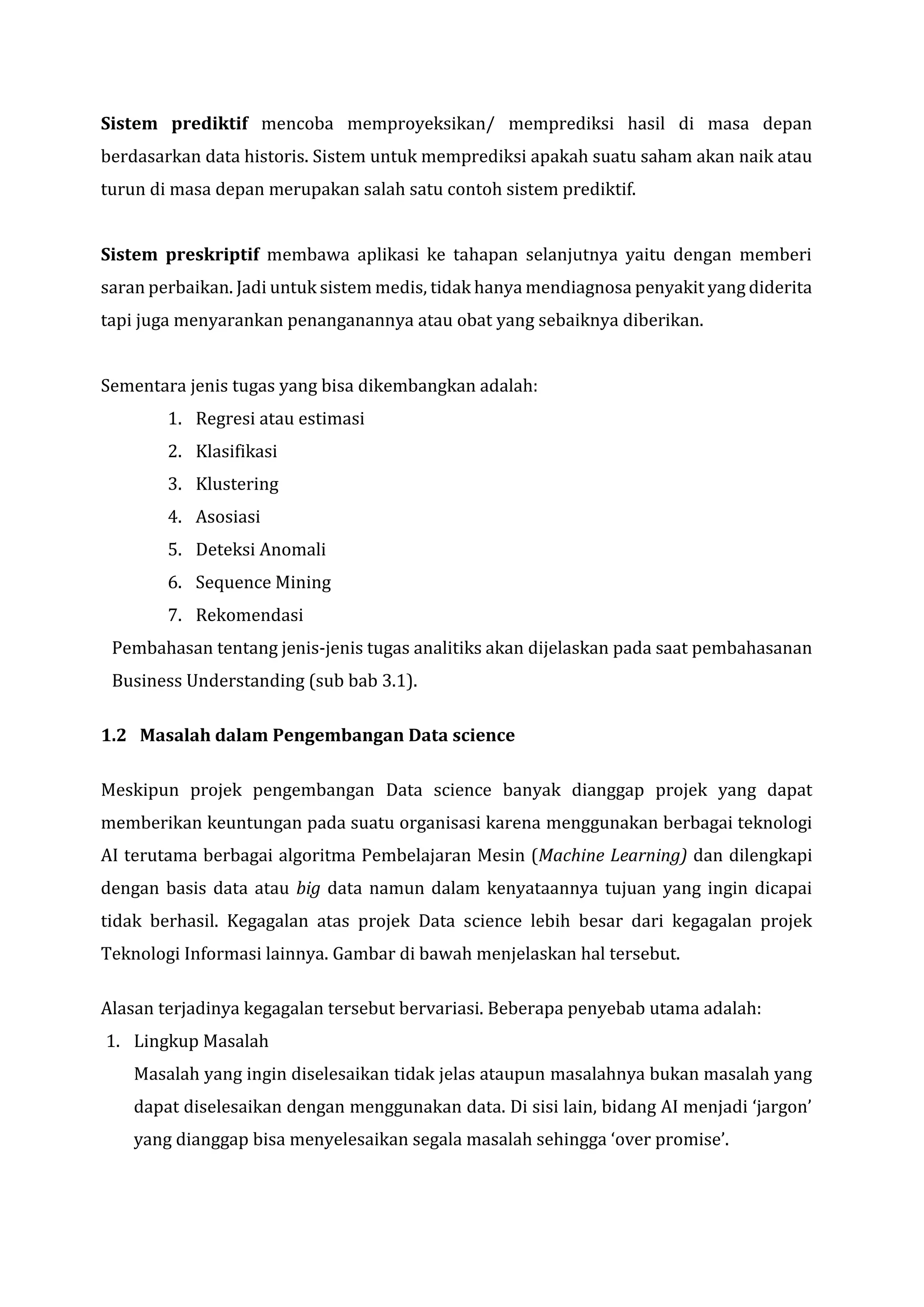3. metodologi data science dts ta v.1 | PDF