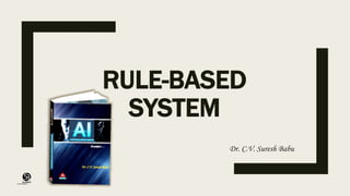 RULE-BASED
SYSTEM
Dr. C.V. Suresh Babu
(CentreforKnowledgeTransfer)
institute
 
