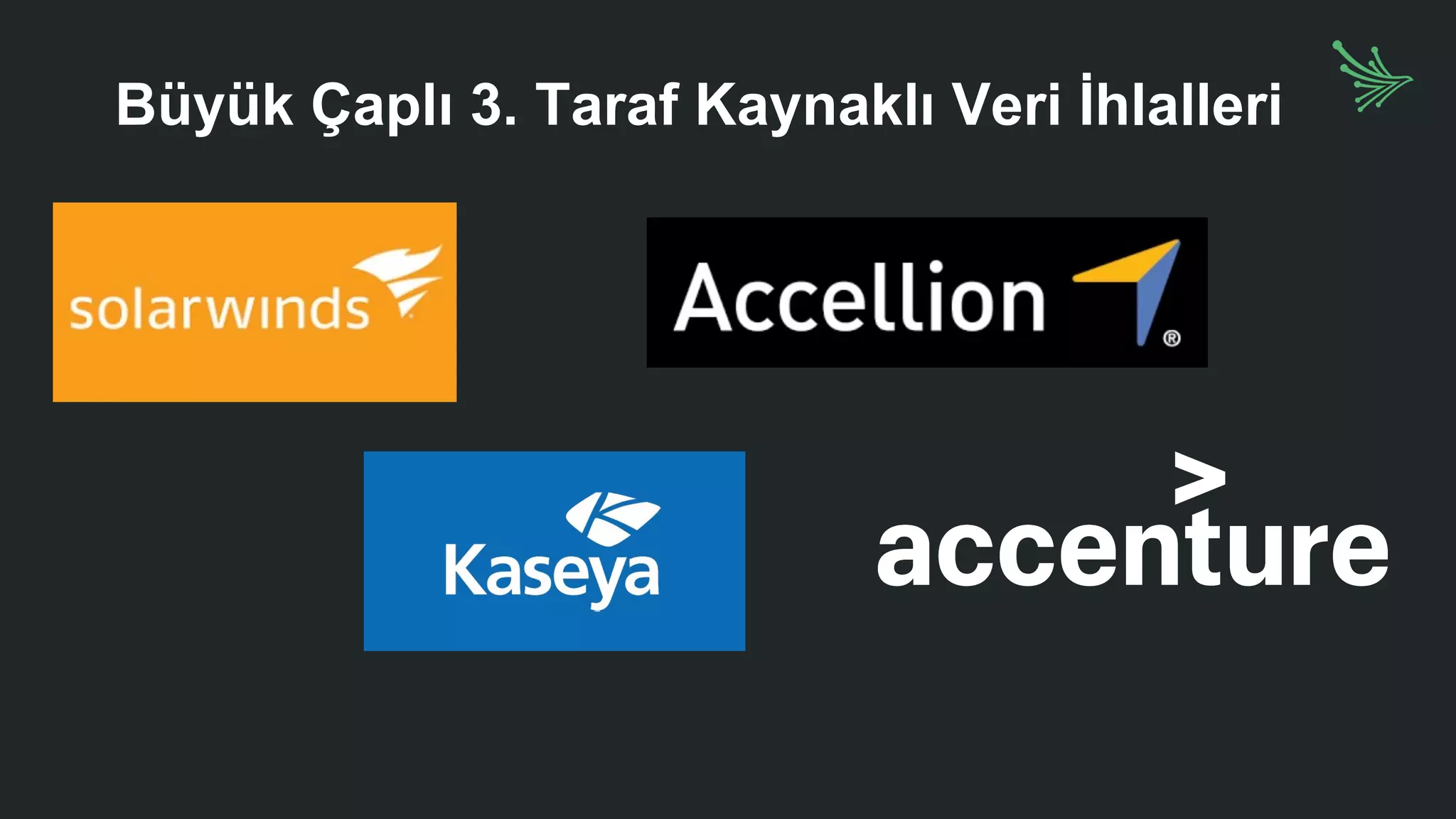 Büyük Çaplı 3. Taraf Kaynaklı Veri İhlalleri
 