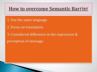 1. Use the same language
2. Focus on translation
3. Considered difference in the expression &
perception of message.
 