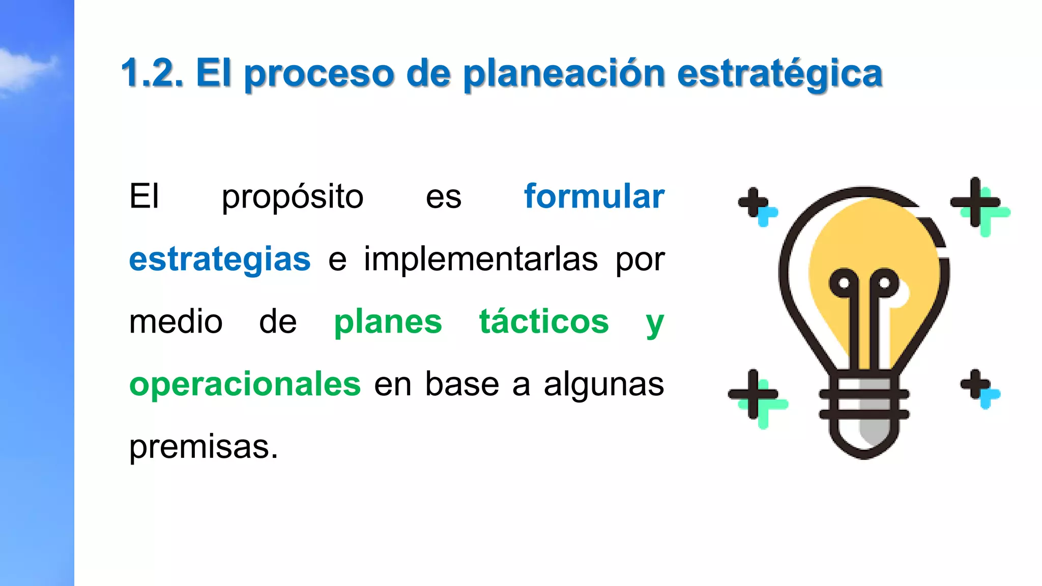 El proceso de la planeacion estratégica | PPT