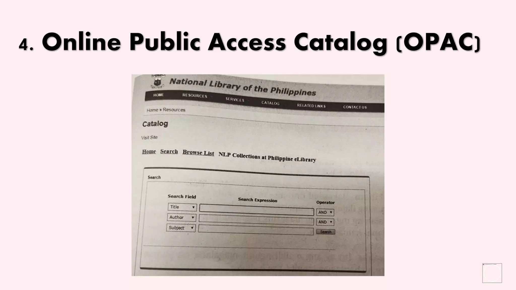 Ang Kard Katalog at ang OPAC PPTX