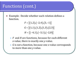 3.1 Functions and Function Notation | PDF