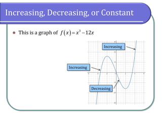 3.3 Rates of Change and Behavior of Graphs | PDF