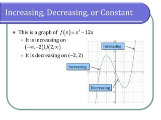 3.3 Rates of Change and Behavior of Graphs | PDF