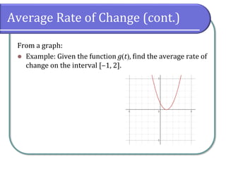 3.3 Rates of Change and Behavior of Graphs | PDF