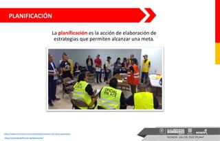 PLANIFICACIÓN
La planificación es la acción de elaboración de
estrategias que permiten alcanzar una meta.
https://conceptodefinicion.de/planeacion/
https://www.recreoviral.com/creatividad/inventos-mas-locos-japoneses/
 