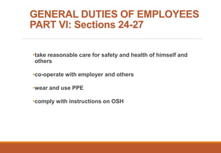 OSHA 1994 | PPT
