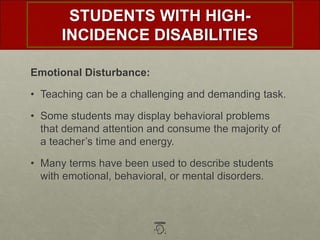 Task Demand Disability 3.2 Students With High Incidence of Disabilities PPt-F.ppt