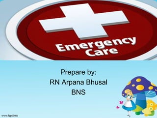 Prepare by:
RN Arpana Bhusal
BNS
 