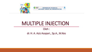 MULTIPLE INJECTION
BIAN
Oleh :
dr. H. A. Aziz Asopari., Sp.A., M.Kes
 