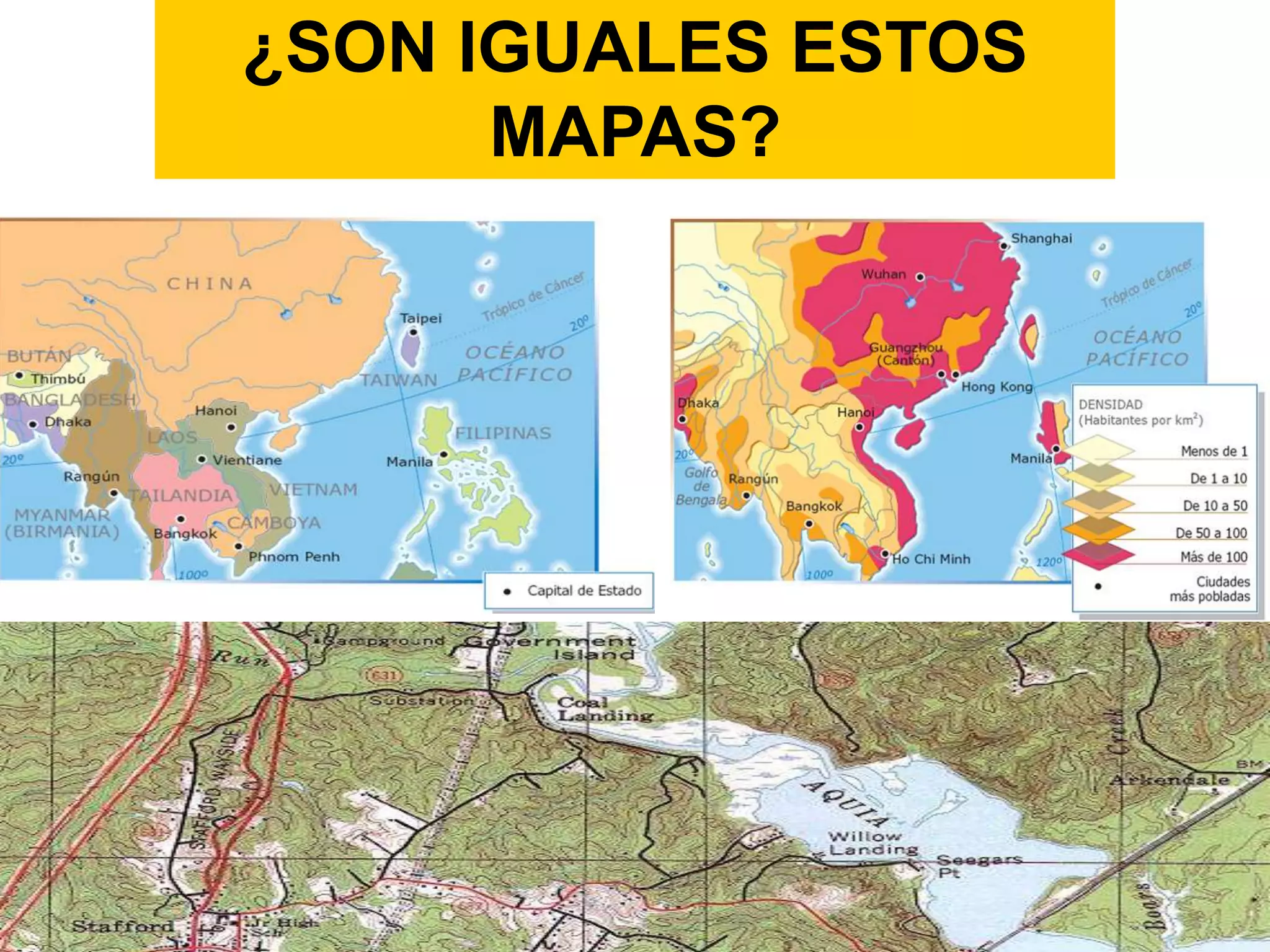 MAPAS, TIPOS Y ELEMENTOS DE UN MAPA | PPTX