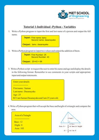 3.Tutorial 3 -Variables.pdf