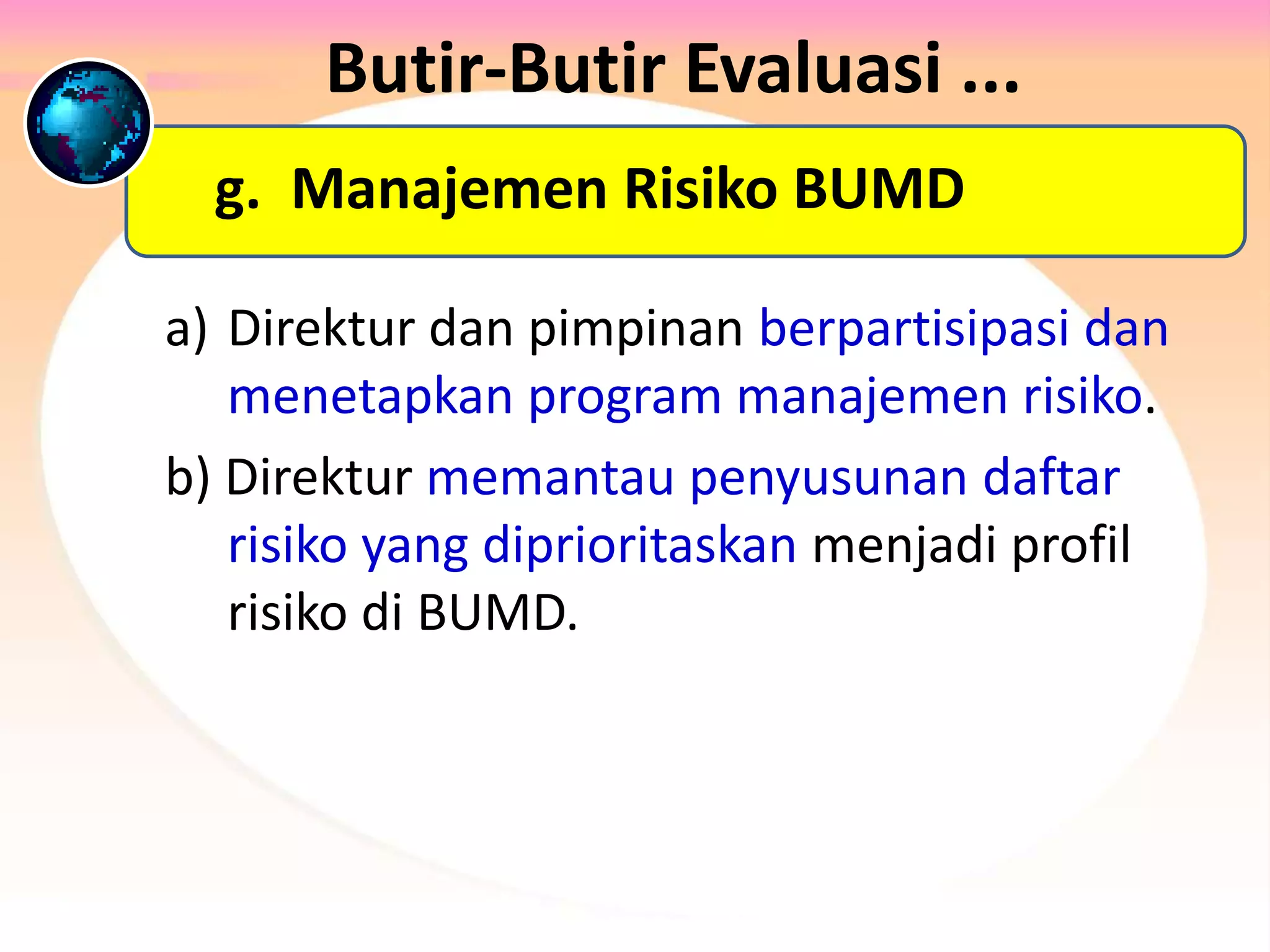 Evaluasi Pelaksanaan RJPP dan RKAP _ BimTek 