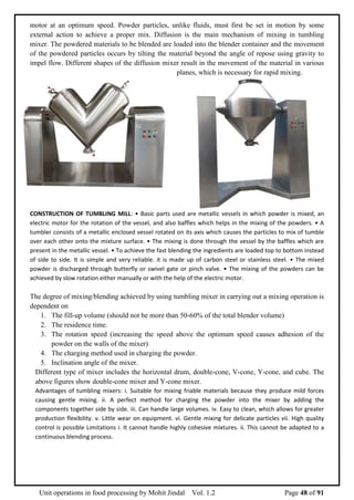UOFP- Unit operation in Food Processing | DOC