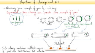 Importance of Cloning and PCR