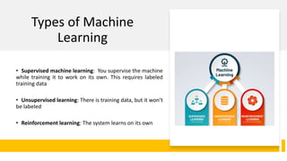 BIG DATA AND MACHINE LEARNING | PPTX