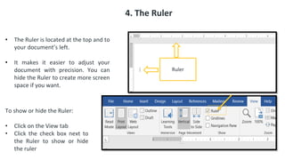 How Ruler Works In Words 3. Basics of Microsoft word.pdf