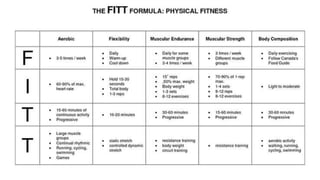 Activity
Design a FITT exercise program that
shows the integration of your skill
and health related fitness. Make sure
tha...