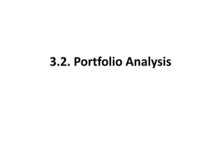 3.2. Portfolio Analysis
 
