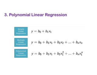 3. Polynomial Linear Regression
 