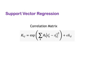 Support Vector Regression
 
